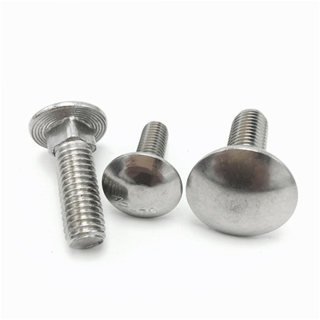 Coach Bolts Plus Nuts Carriage Bolts Square Cup Cup M6 M8 M10 Διάφορη ποσότητα
