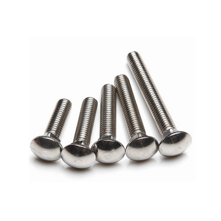 Asme Bolt And AISI 304 Stainless Steel Carriage Bolt ANSI / ASME B18.5 1/2